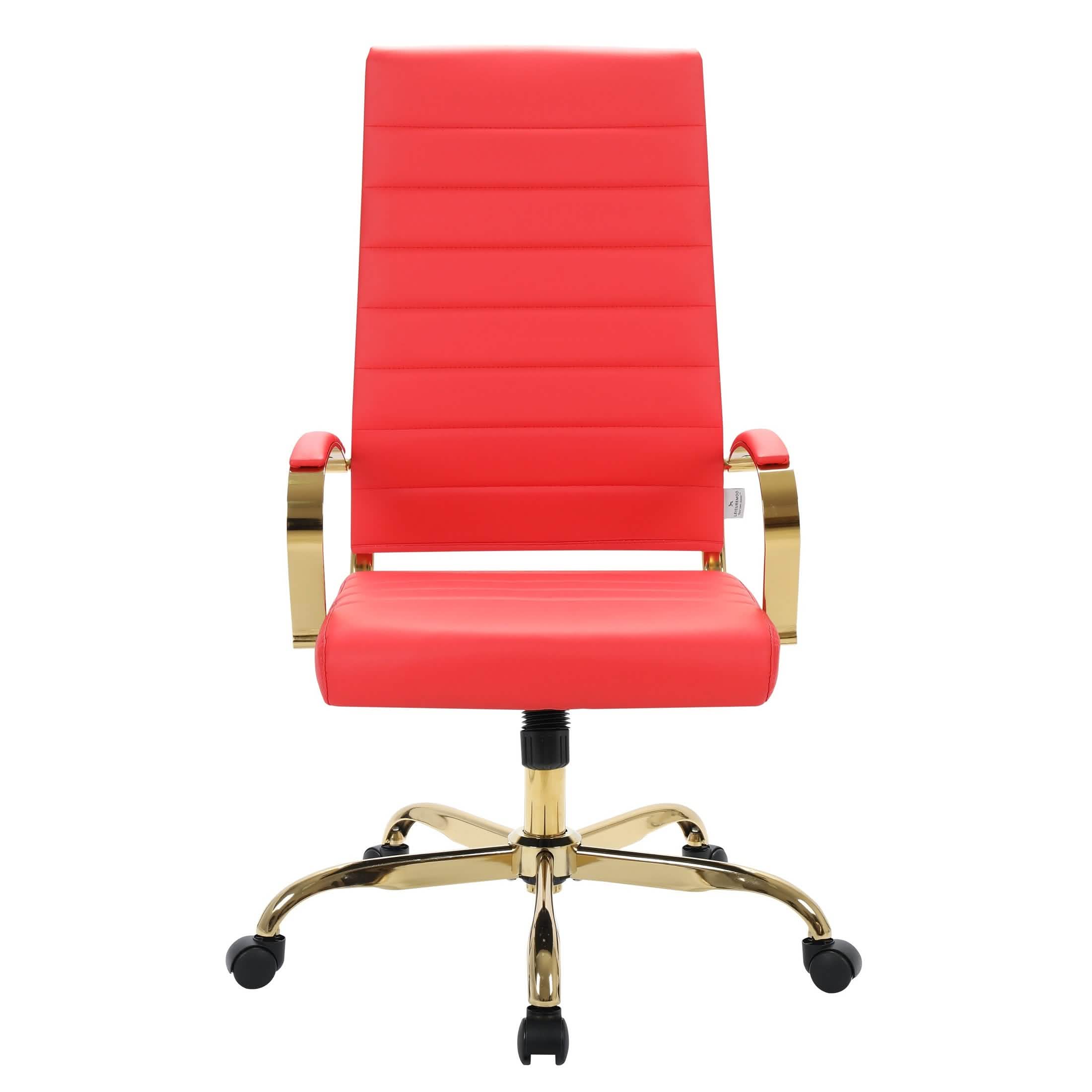 Benmar High - Back Leather Adjustable Office Conference Chair