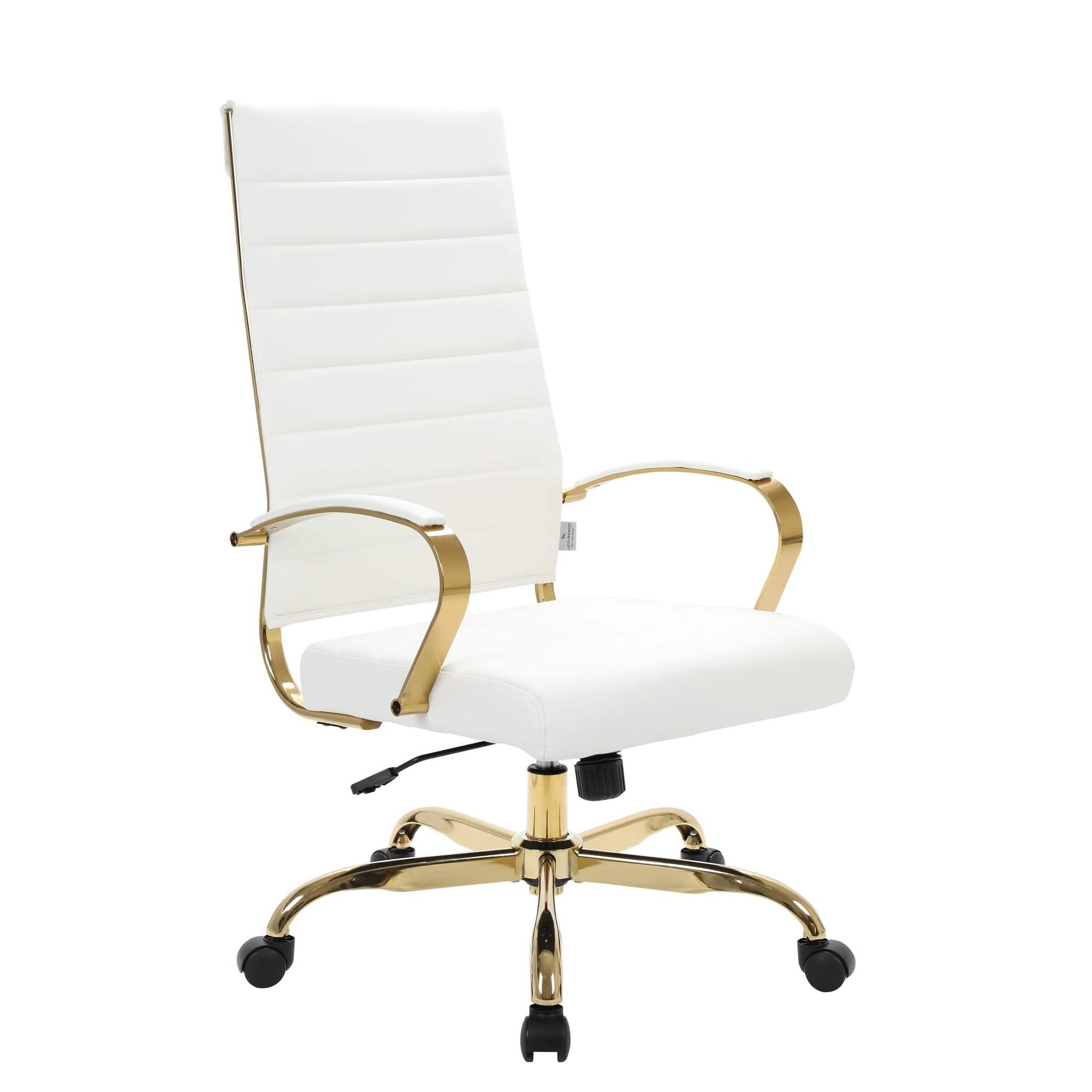 Benmar High - Back Leather Adjustable Office Conference Chair