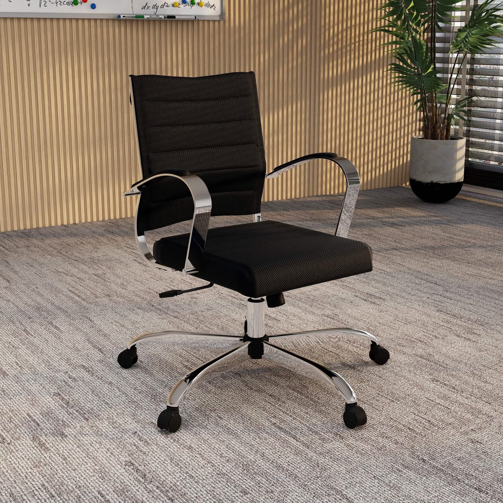 Benmar Mid - Back Mesh Adjustable Office Conference Chair