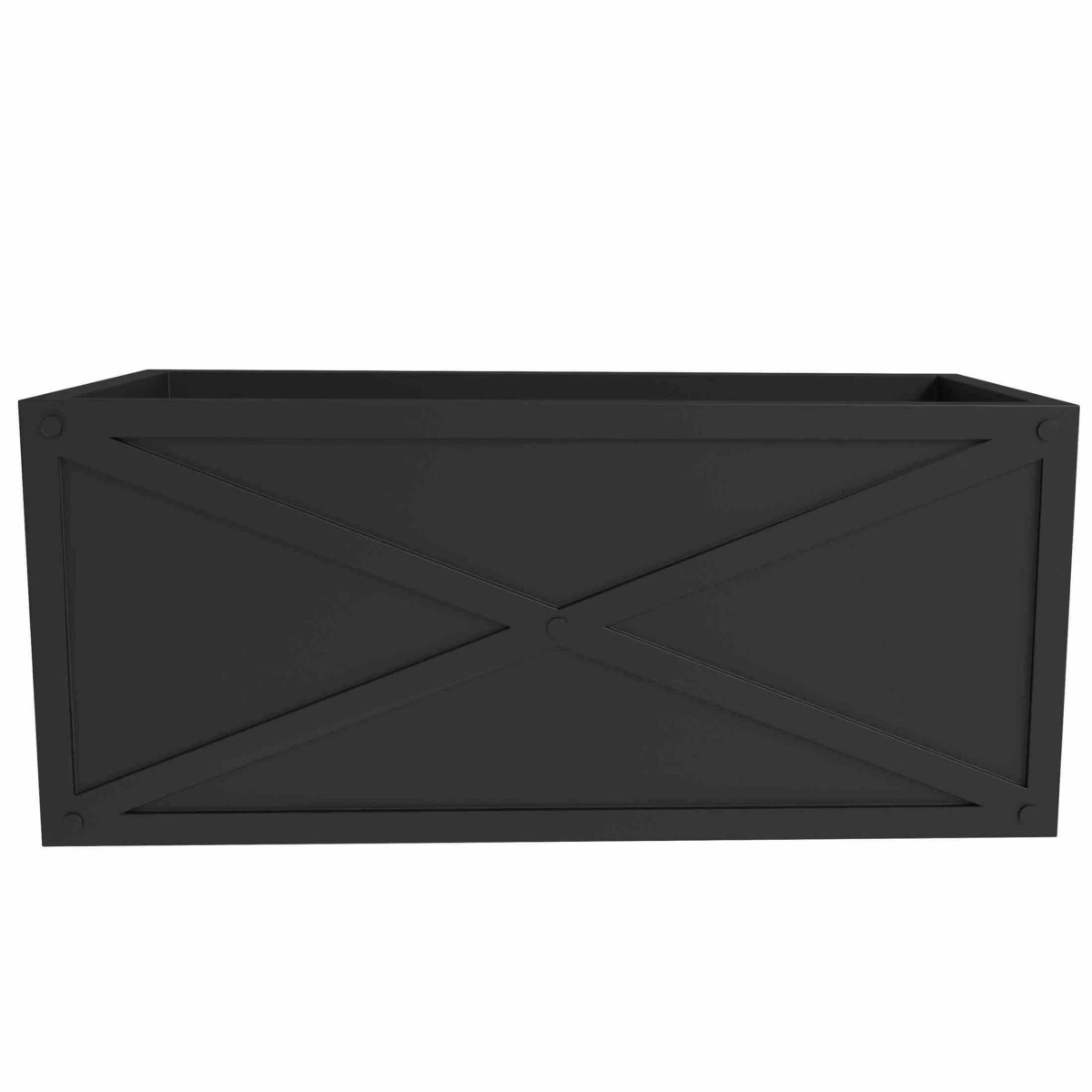 Bonsai Fiberglass and Clay Planter - Rectangular Weather - Resistant Planter Box with Drainage Holes