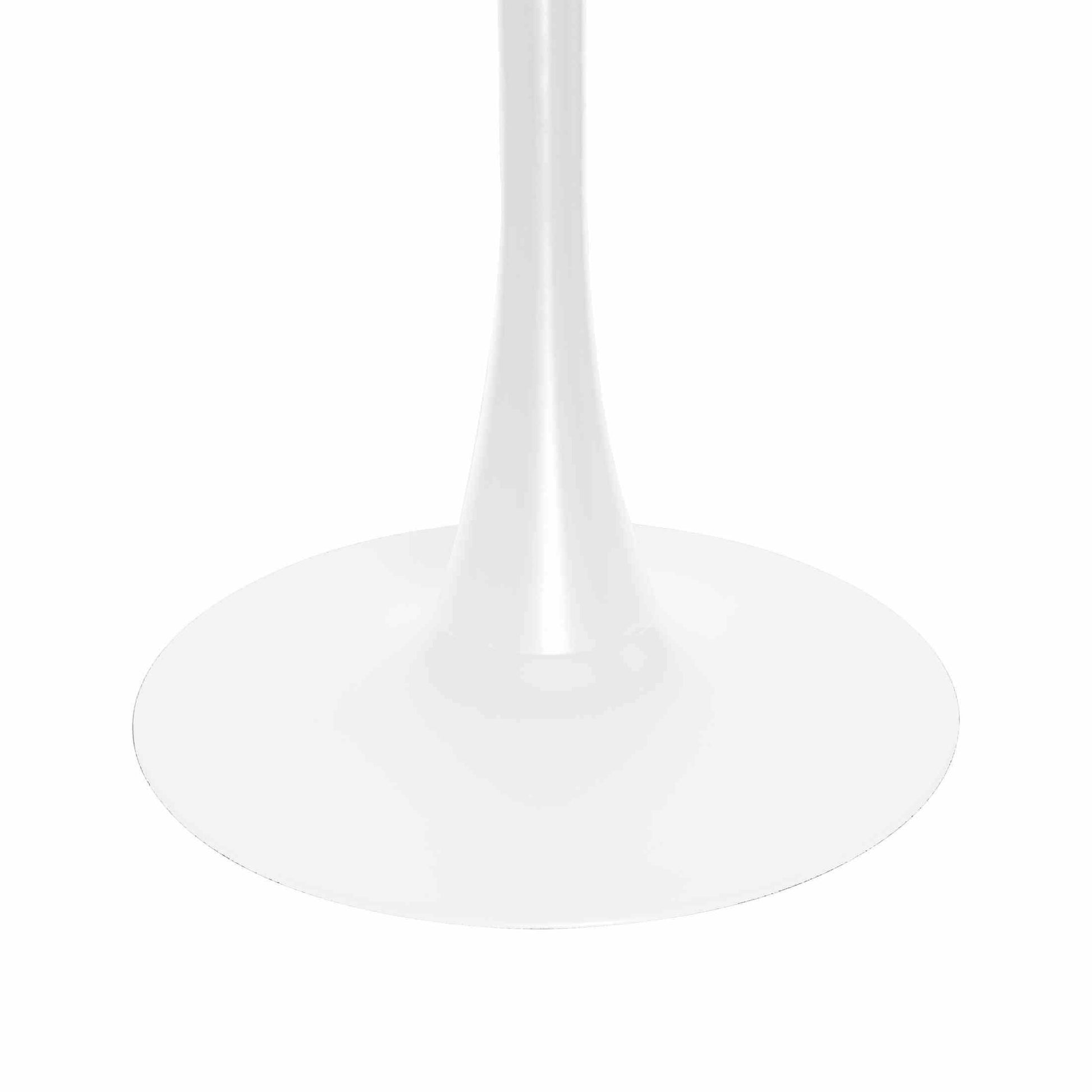 Bristol 5 - Piece Dining Set with 35" Round Dining Table and 4 ABS Plastic Chairs with Gold Base
