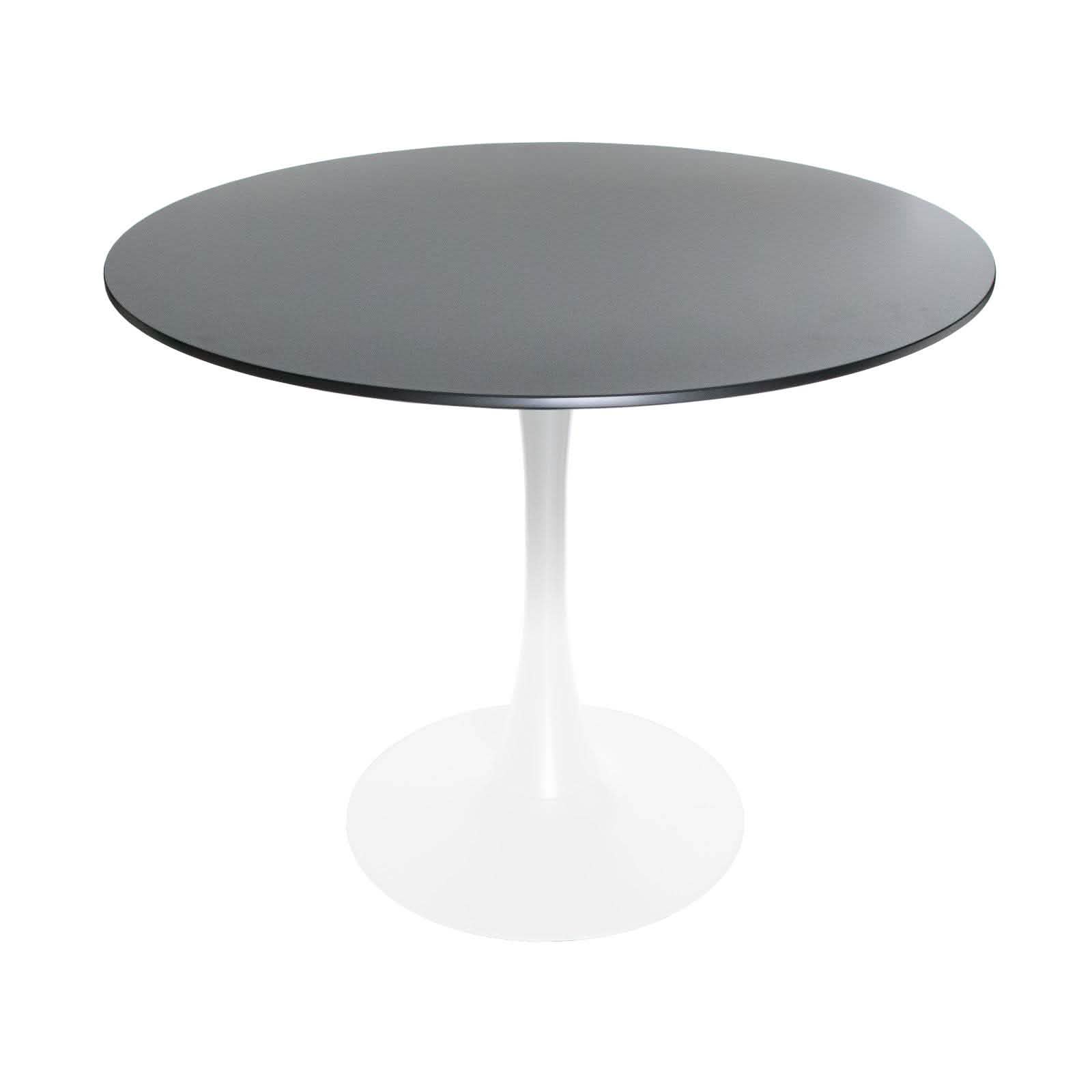 Bristol 5 - Piece Dining Set with 35" Round Dining Table and 4 ABS Plastic Chairs with Gold Base