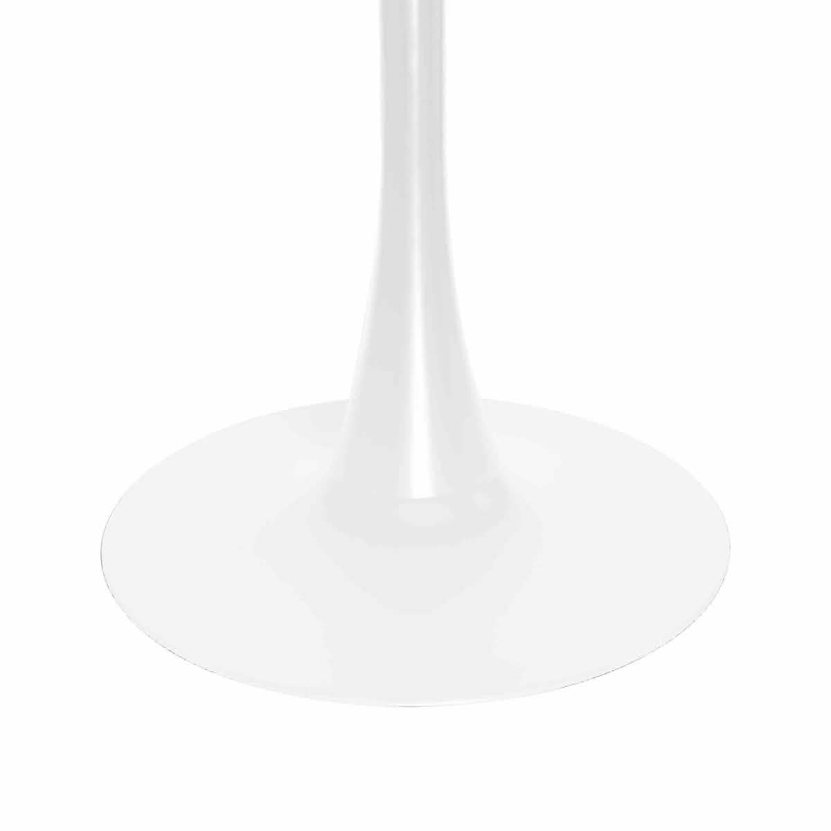 Bristol 5 - Piece Dining Set with 35" Round Dining Table and 4 ABS Plastic Chairs with Gold Base