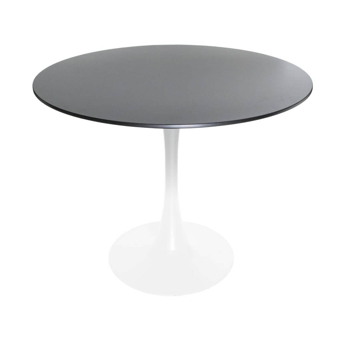Bristol 5 - Piece Dining Set with 35" Round Dining Table and 4 ABS Plastic Chairs with Gold Base