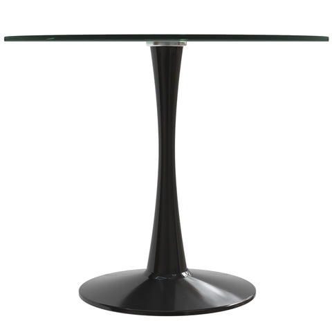 Bristol Round Dining Table Collection in Black Steel