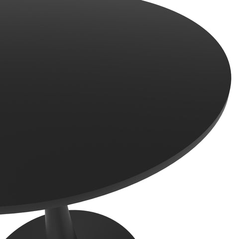 Bristol Round Dining Table Collection in Black Steel