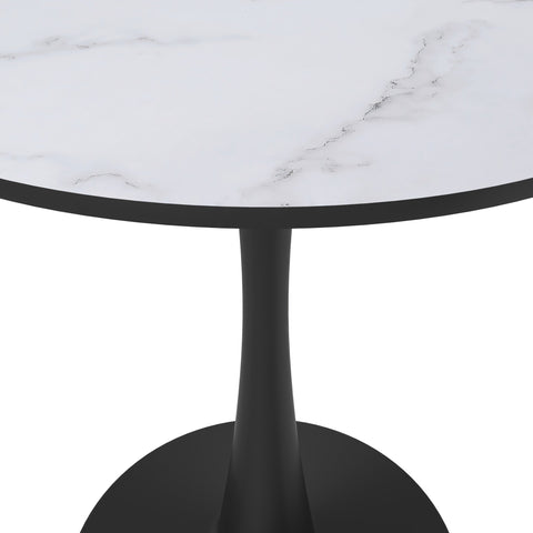 Bristol Round Dining Table Collection in Black Steel