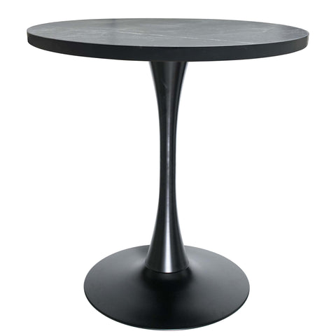 Bristol Round Dining Table Collection in Black Steel