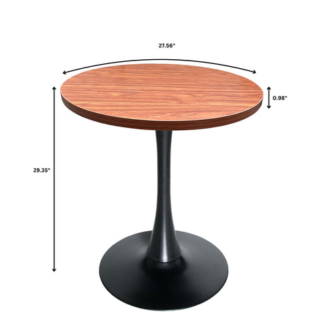 Bristol Round Dining Table Collection in Black Steel