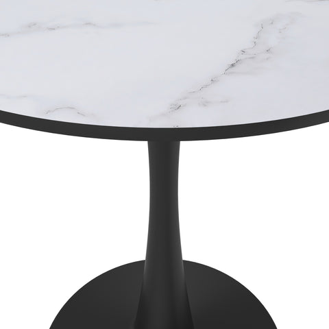 Bristol Round Dining Table Collection in Black Steel