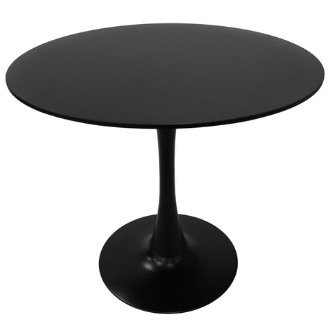 Bristol Round Dining Table Collection in Black Steel