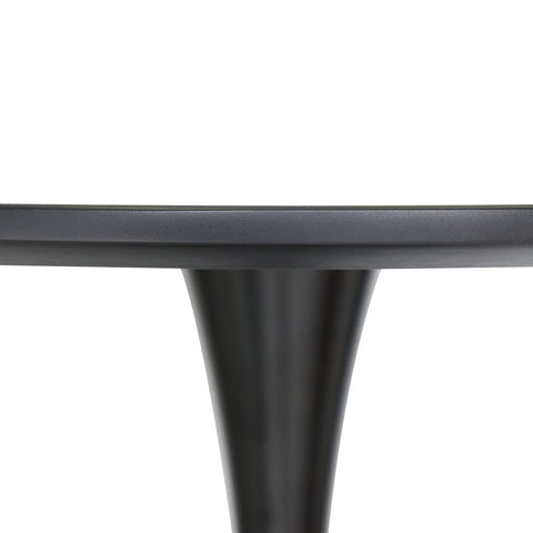 Bristol Round Dining Table Collection in Black Steel