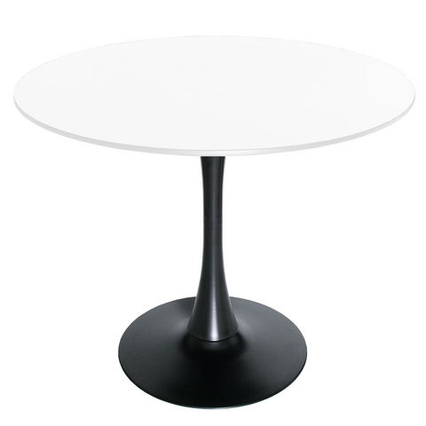 Bristol Round Dining Table Collection in Black Steel