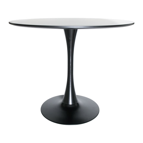 Bristol Round Dining Table Collection in Black Steel