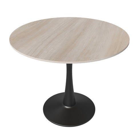 Bristol Round Dining Table Collection in Black Steel