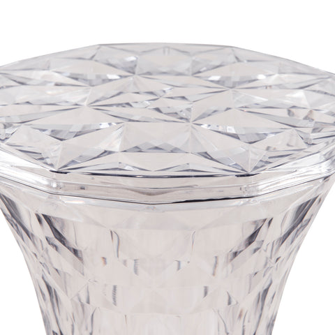 Clio Plastic Side Table with a Diamond Shape Design