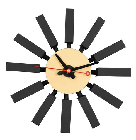 Vdara Modern Design Block Silent Non-Ticking Wall Clock