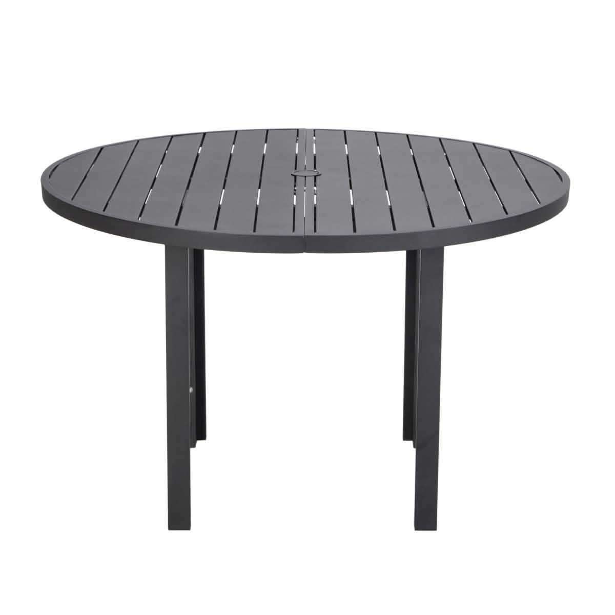 Chelsea 48" & 60" Round Outdoor Aluminum Dining Table For Patio
