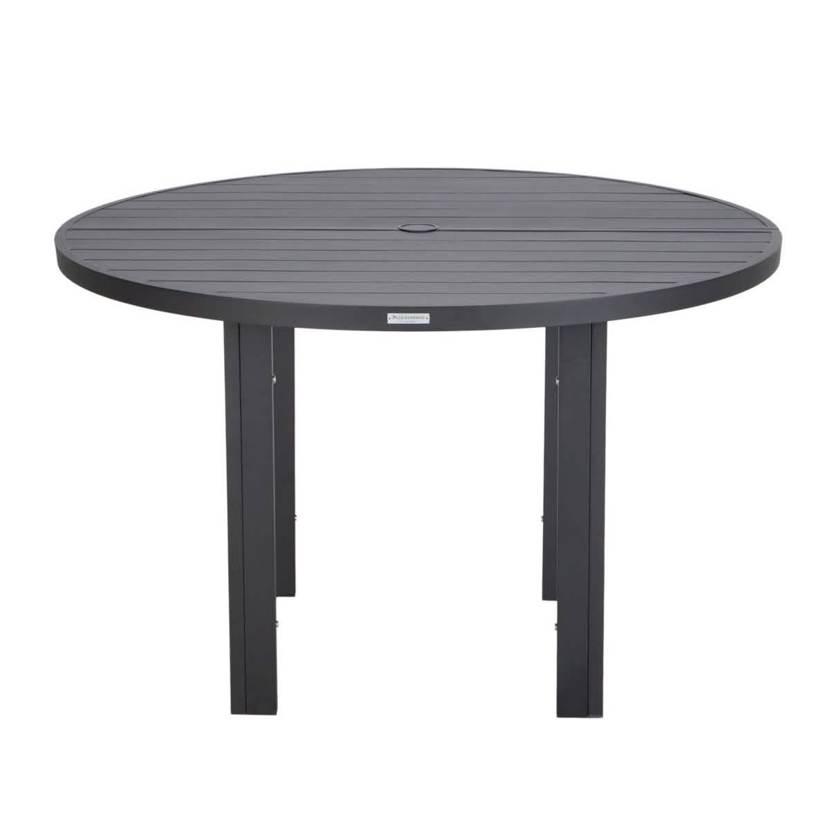 Chelsea 48" & 60" Round Outdoor Aluminum Dining Table For Patio