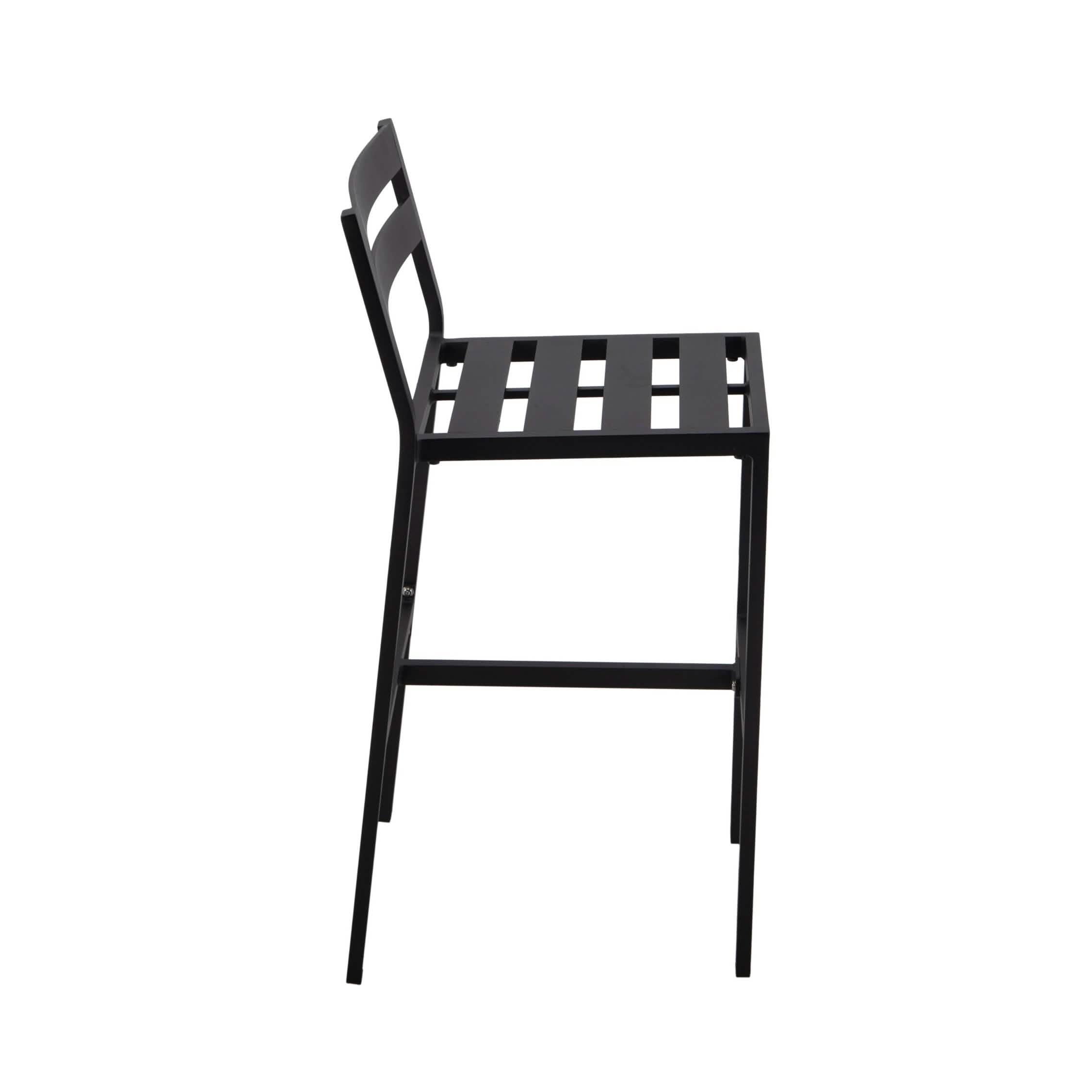 Chelsea 5-Piece Patio Bar Set: Aluminum Fire Pit Table with Tank Holder & 4 Barstools with Cushions Dining Set Leisuremod