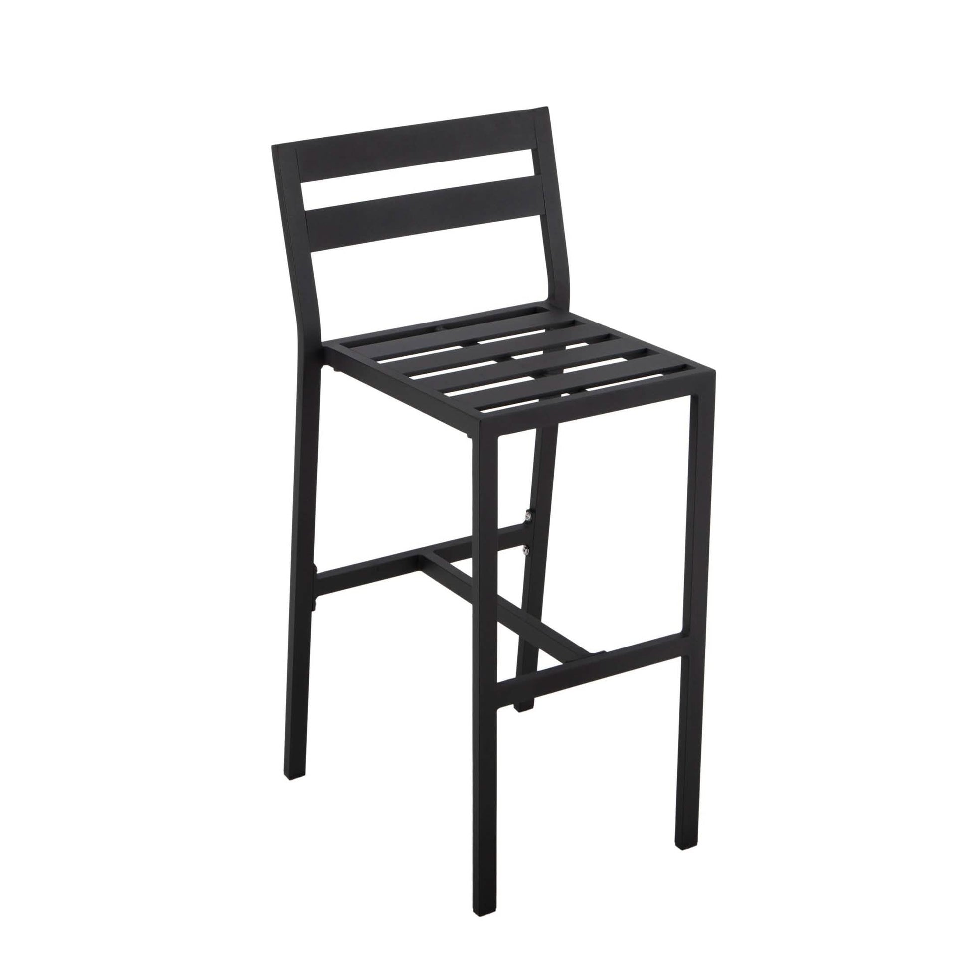 Chelsea 5-Piece Patio Bar Set: Aluminum Fire Pit Table with Tank Holder & 4 Barstools with Cushions Dining Set Leisuremod