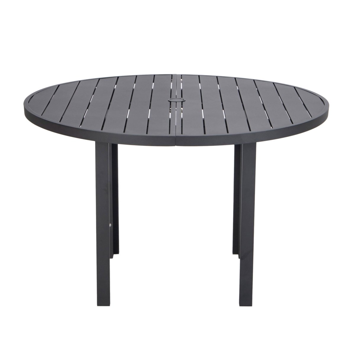 Chelsea 5 - Piece Patio Dining Set with 48" Round Aluminum Dining Table and 4 Dining Armchair