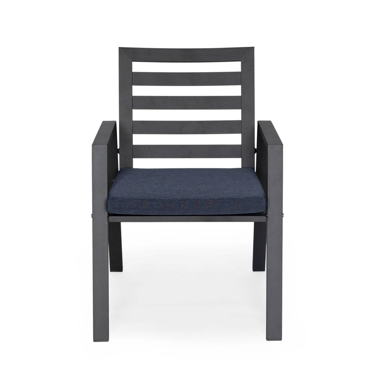 Chelsea 5 - Piece Patio Dining Set with 48" Round Aluminum Dining Table and 4 Dining Armchair