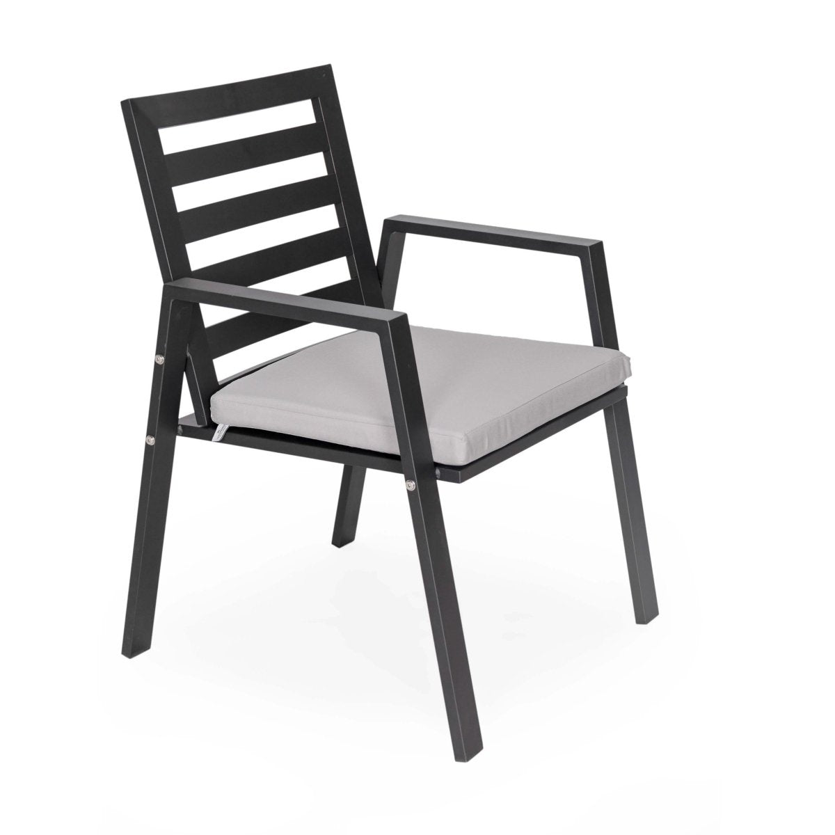 Chelsea 5 - Piece Patio Dining Set with 48" Round Aluminum Dining Table and 4 Dining Armchair