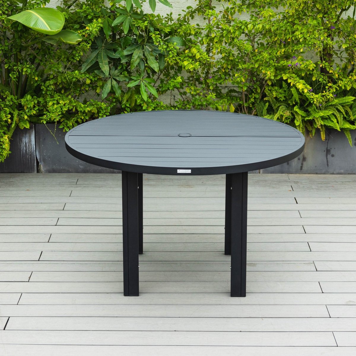 Chelsea 5 - Piece Patio Dining Set with 48" Round Aluminum Dining Table and 4 Dining Armchair