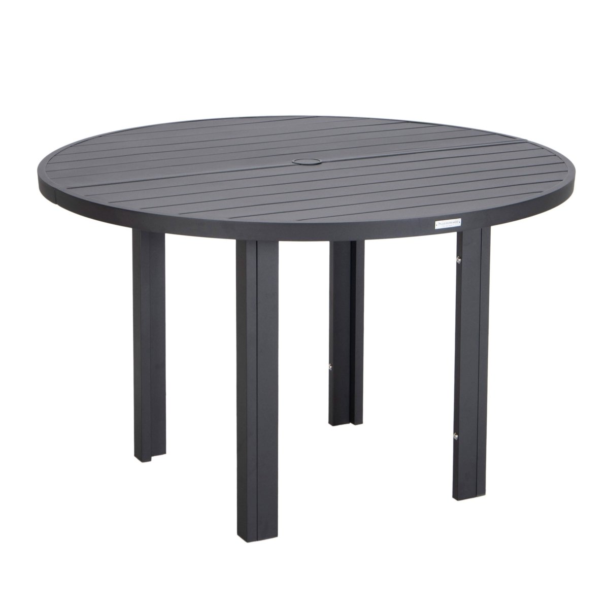 Chelsea 5 - Piece Patio Dining Set with 48" Round Aluminum Dining Table and 4 Dining Armchair