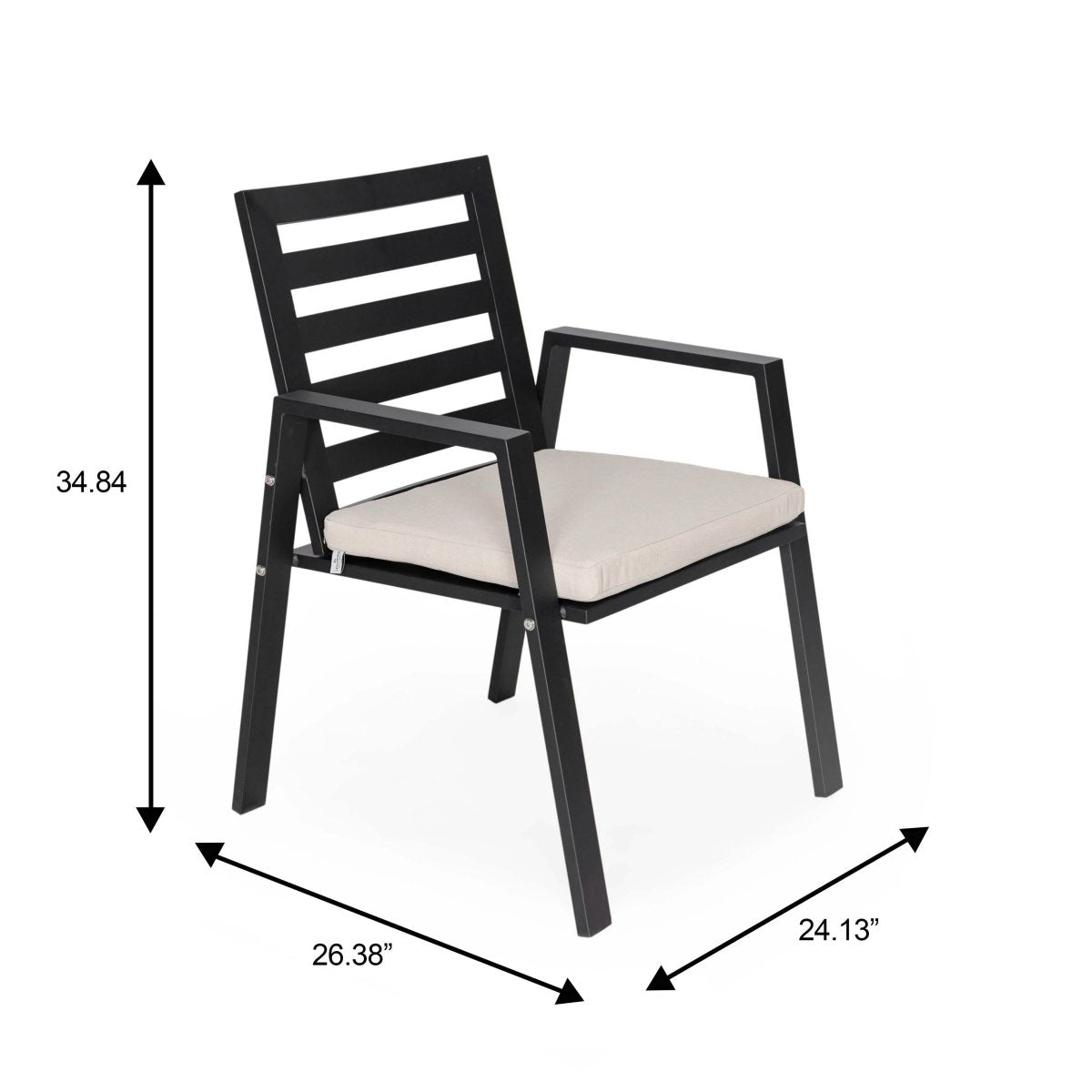 Chelsea 5 - Piece Patio Dining Set with 48" Round Aluminum Dining Table and 4 Dining Armchair