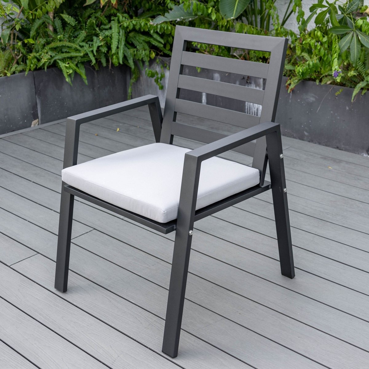 Chelsea 5 - Piece Patio Dining Set with 48" Round Aluminum Dining Table and 4 Dining Armchair