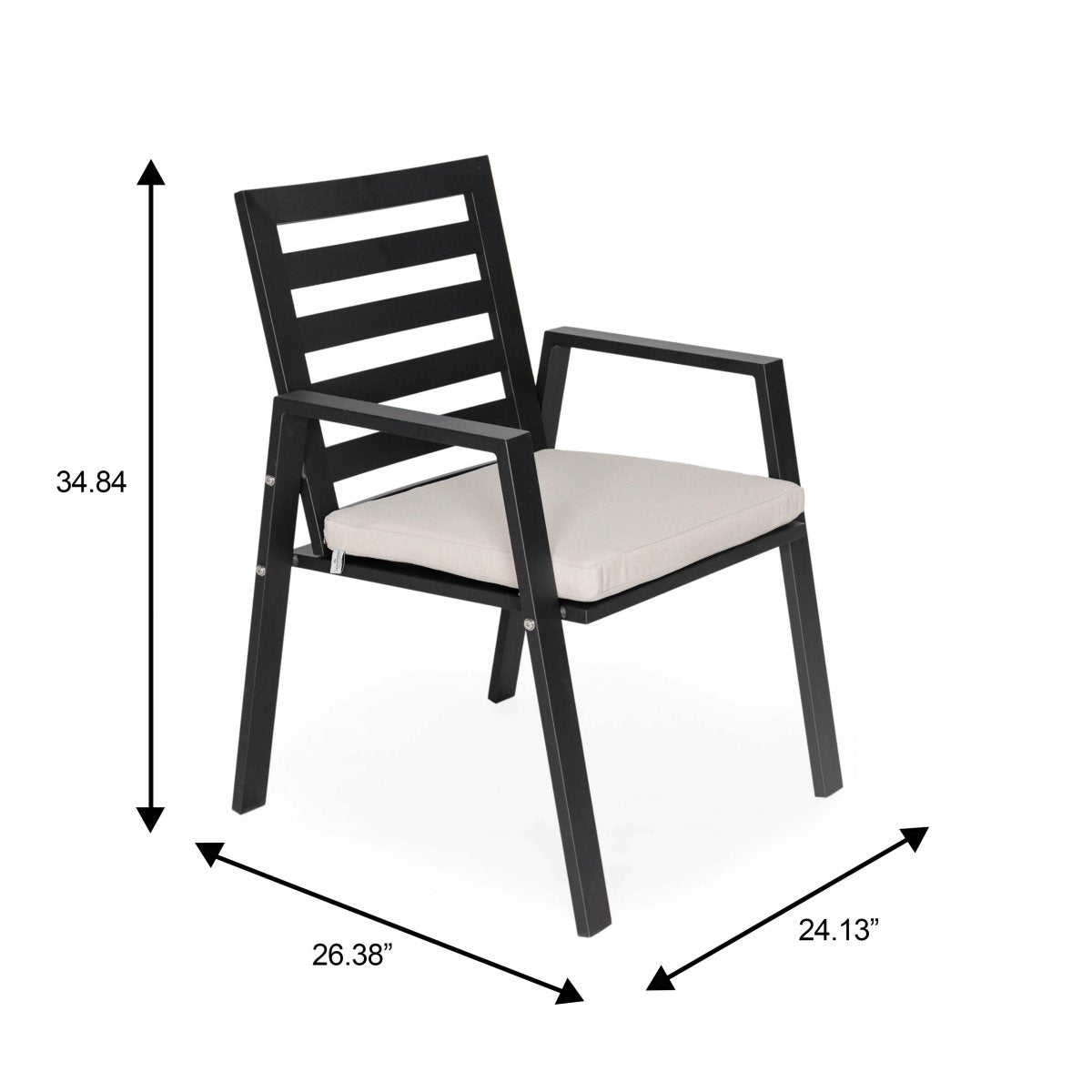 Chelsea 7 - Piece Patio Dining Set 78 - 118" Wide Rectangular Extendable Aluminum Dining Table and 6 Dining Armchair