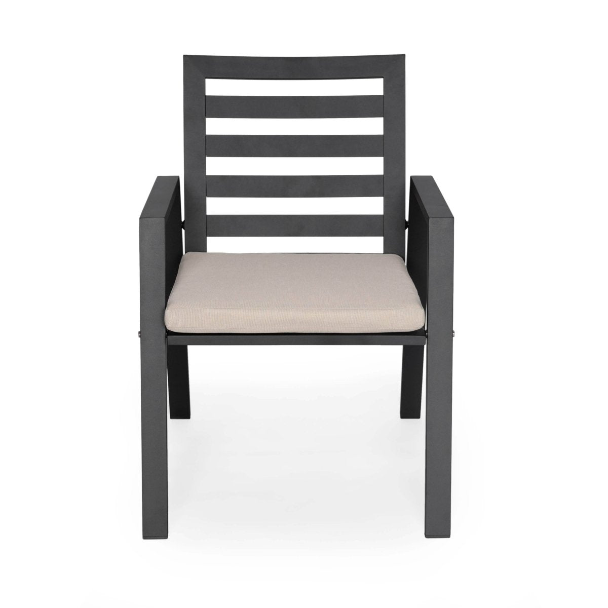 Chelsea 7 - Piece Patio Dining Set 78 - 118" Wide Rectangular Extendable Aluminum Dining Table and 6 Dining Armchair