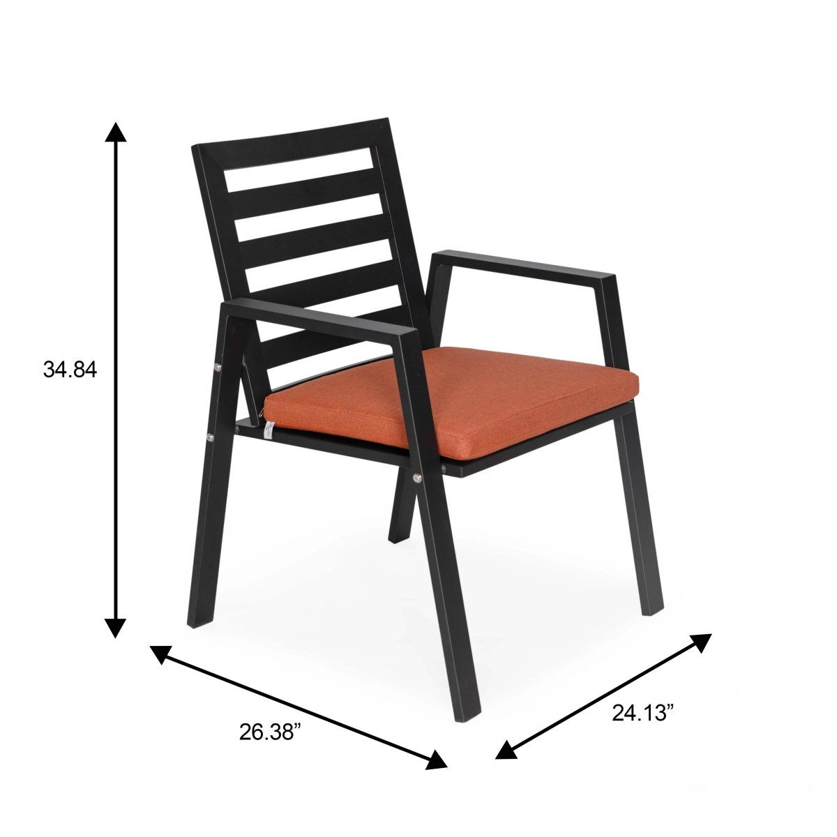 Chelsea 7 - Piece Patio Dining Set 78 - 118" Wide Rectangular Extendable Aluminum Dining Table and 6 Dining Armchair