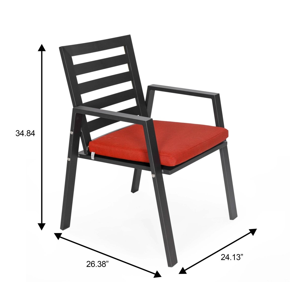 Chelsea 7 - Piece Patio Dining Set 78 - 118" Wide Rectangular Extendable Aluminum Dining Table and 6 Dining Armchair