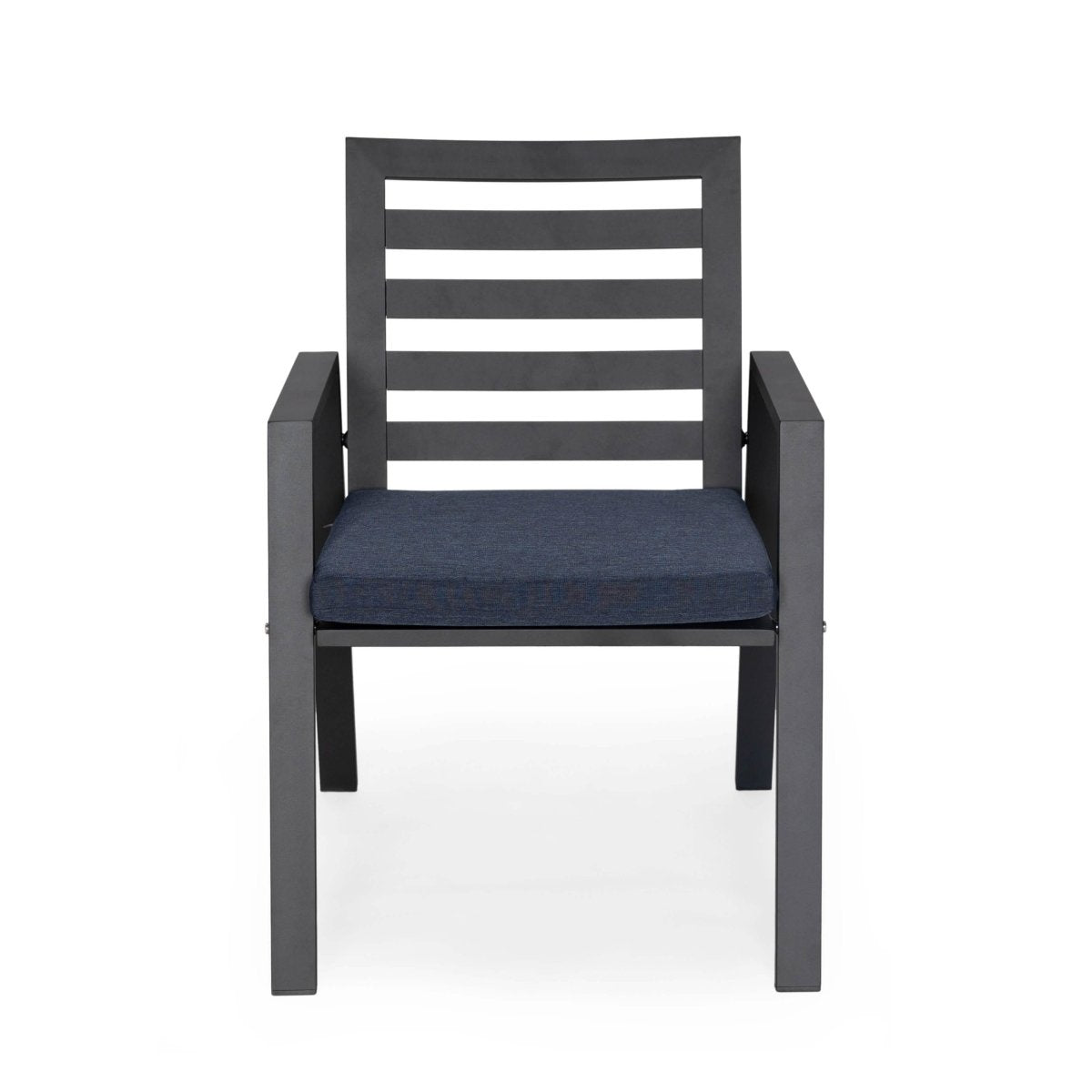 Chelsea 7 - Piece Patio Dining Set 78 - 118" Wide Rectangular Extendable Aluminum Dining Table and 6 Dining Armchair