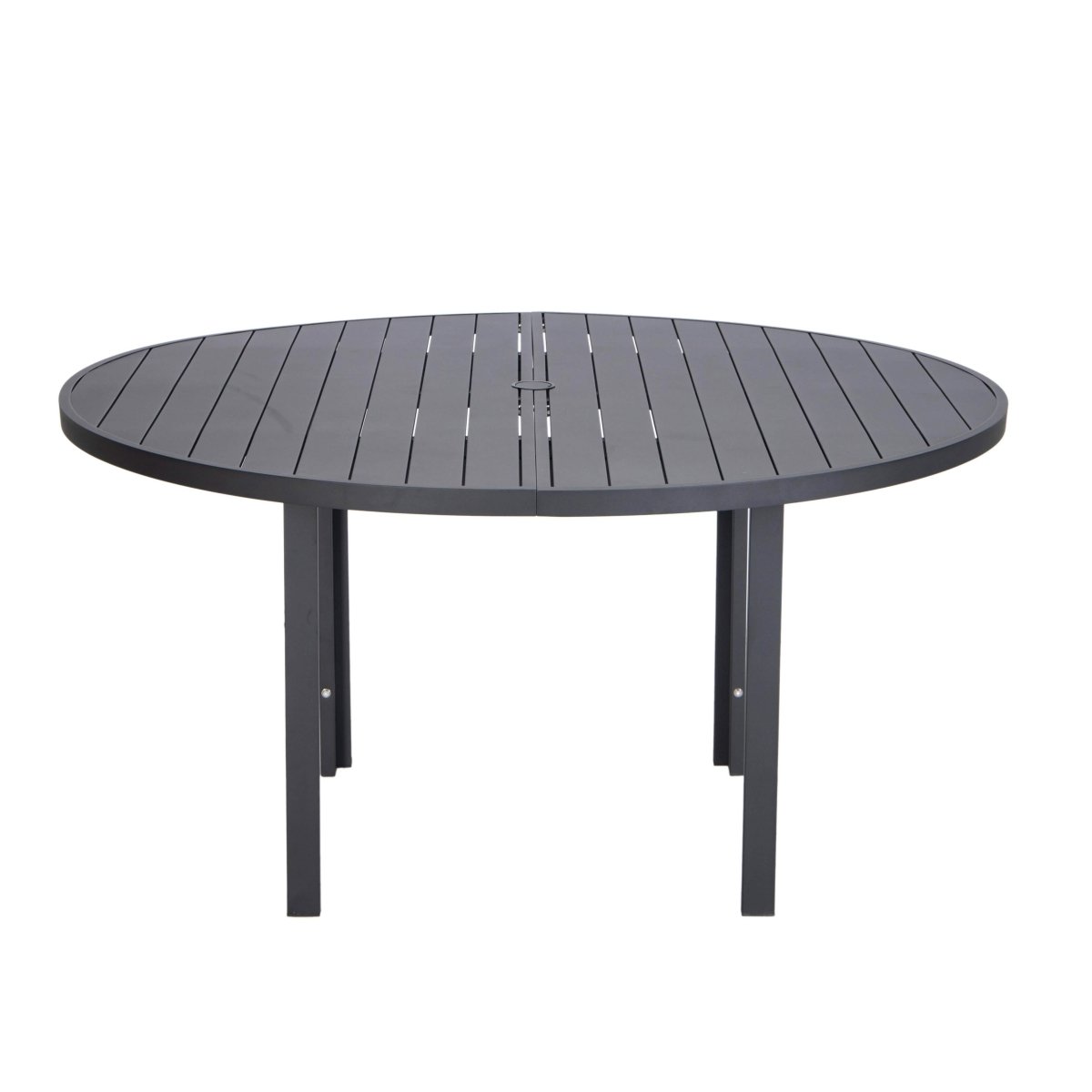 Chelsea 7 - Piece Patio Dining Set with 60" Round Aluminum Dining Table and 6 Dining Armchair