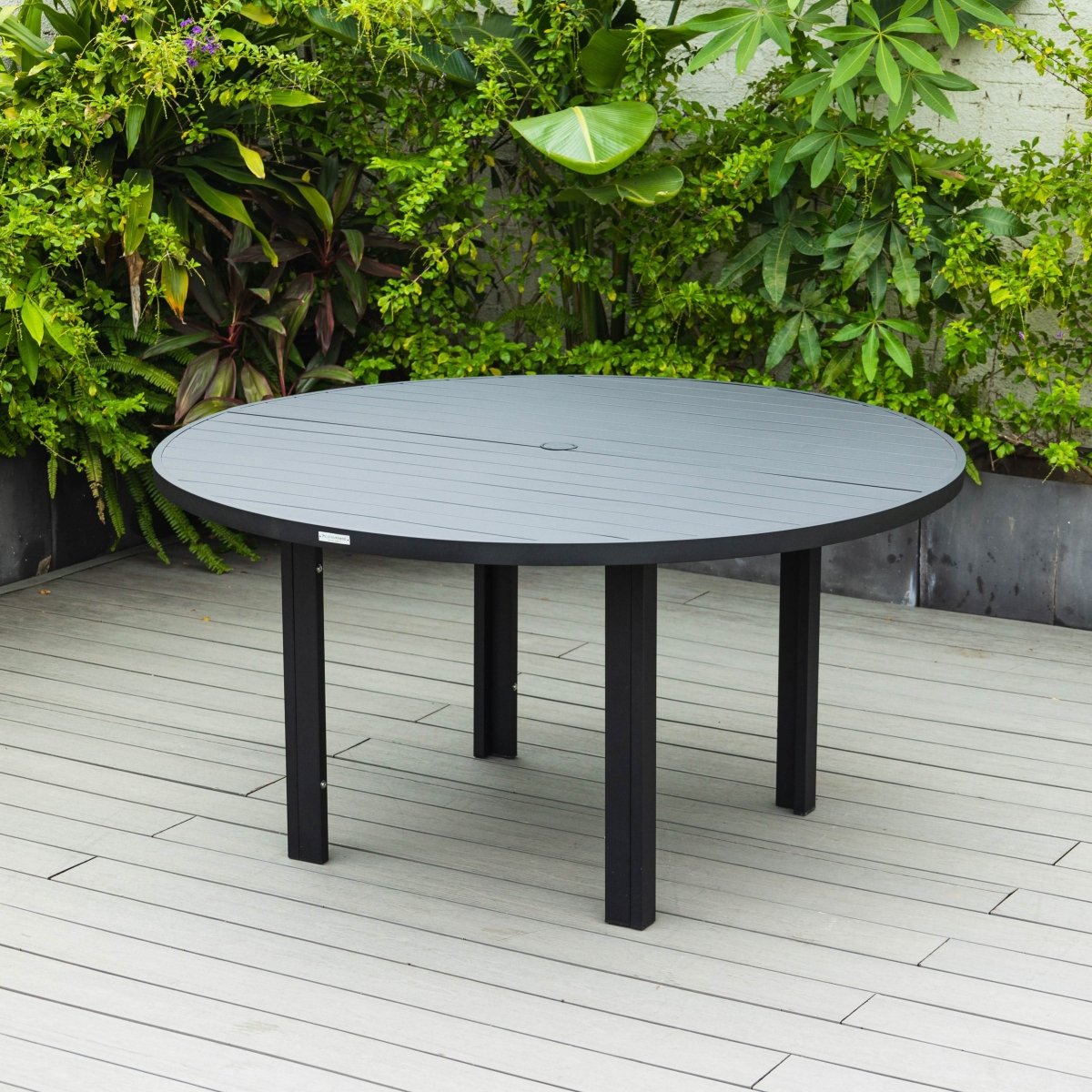 Chelsea 7 - Piece Patio Dining Set with 60" Round Aluminum Dining Table and 6 Dining Armchair