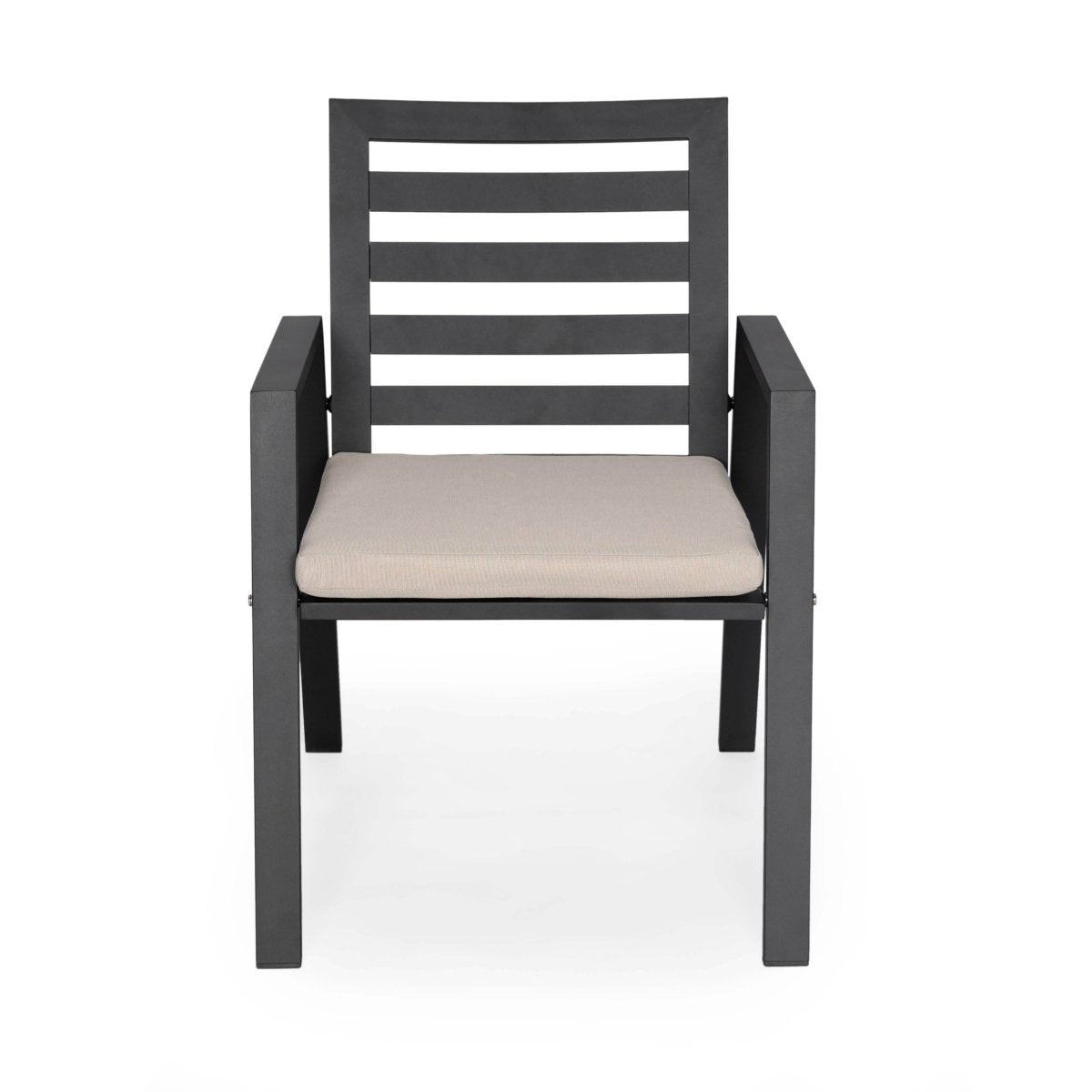 Chelsea 7 - Piece Patio Dining Set with 60" Round Aluminum Dining Table and 6 Dining Armchair
