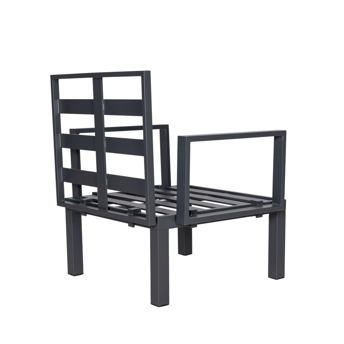 Chelsea 7 - Piece Patio Sectional And Coffee Table Set In Aluminum With Cushions