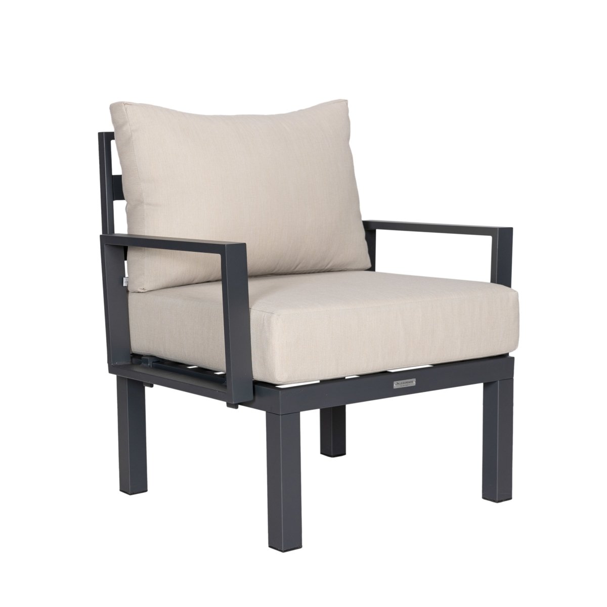 Chelsea 7 - Piece Patio Sectional And Coffee Table Set In Aluminum With Cushions