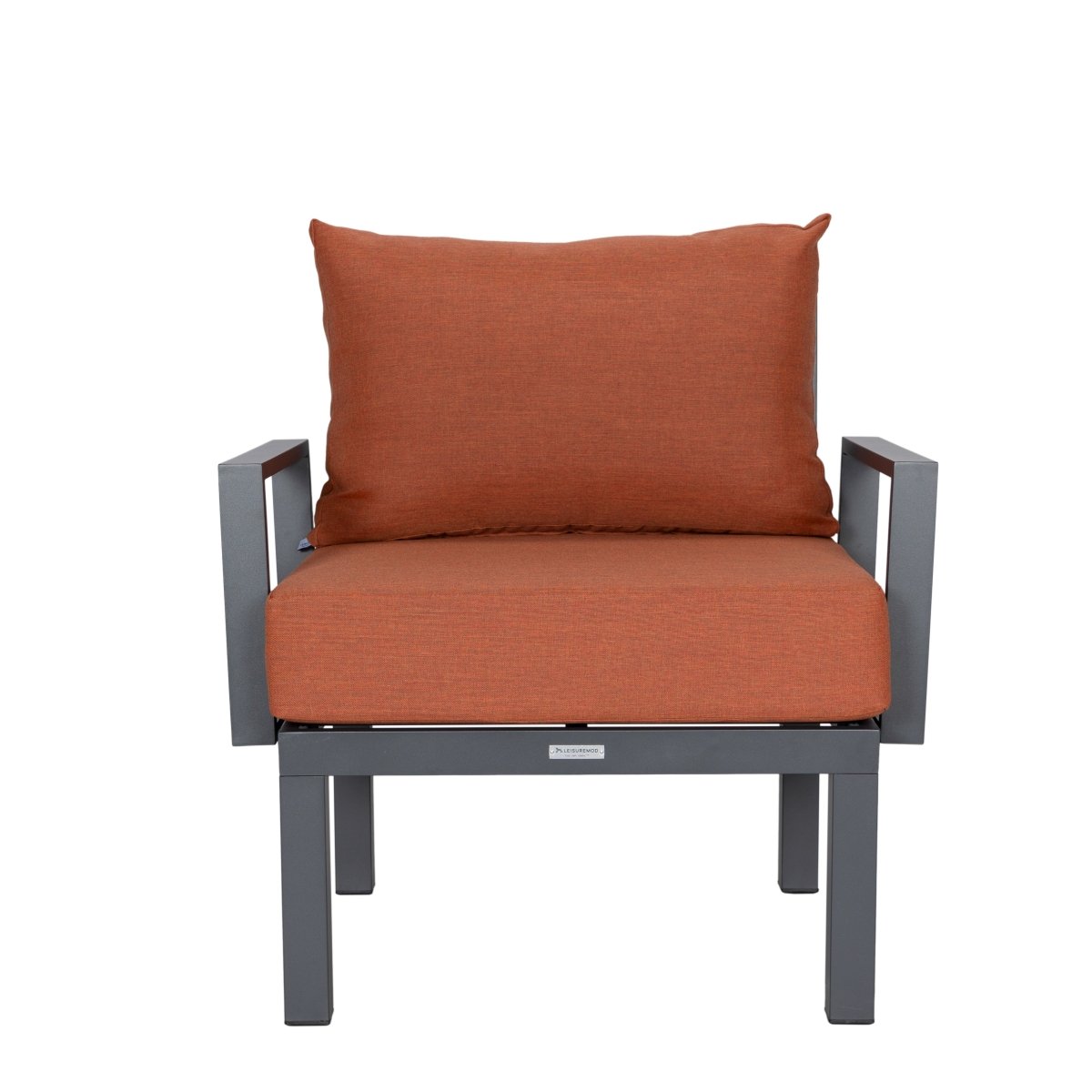 Chelsea 7 - Piece Patio Sectional And Coffee Table Set In Aluminum With Cushions