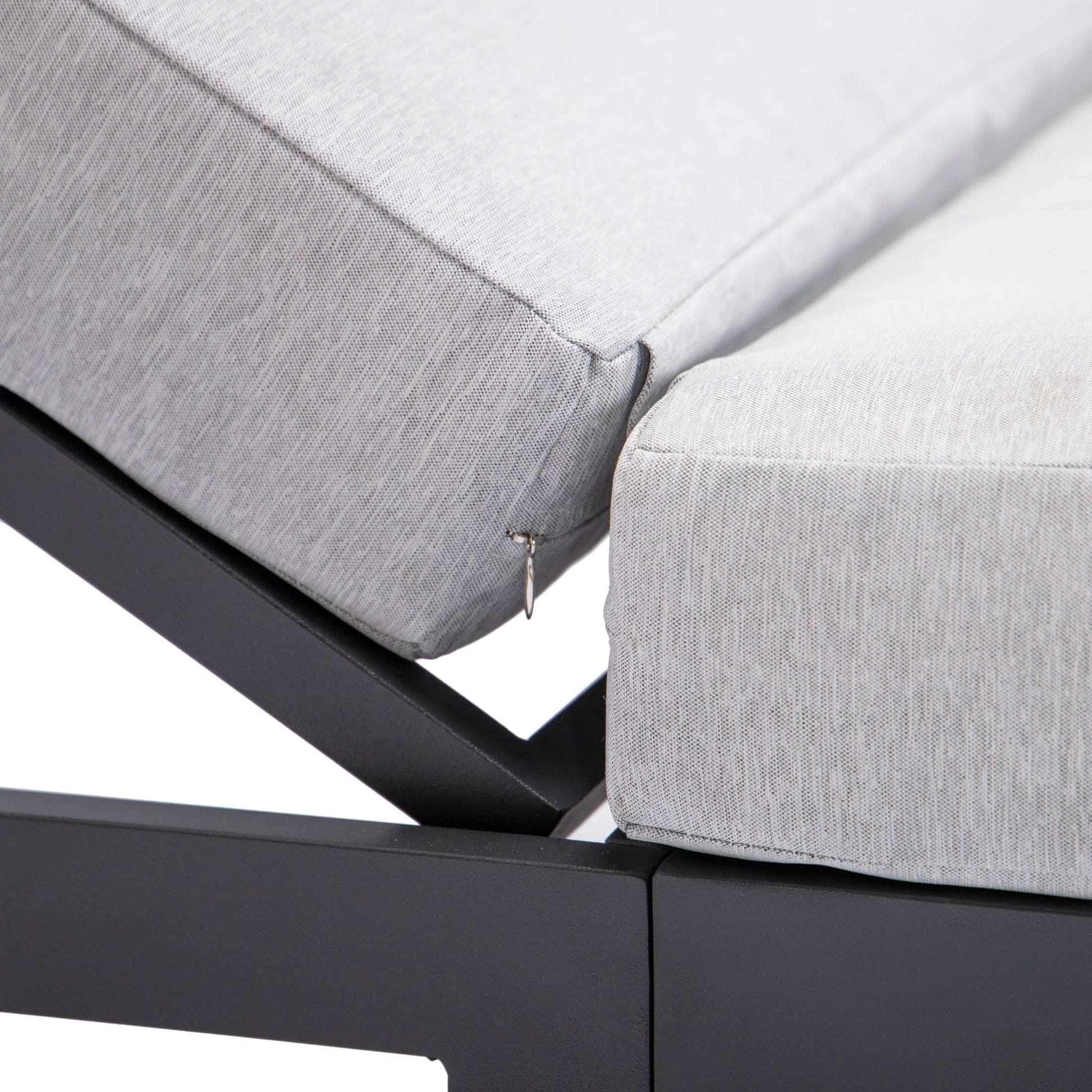 Chelsea Aluminum Outdoor Chaise Lounge Chair with Removable Cushions