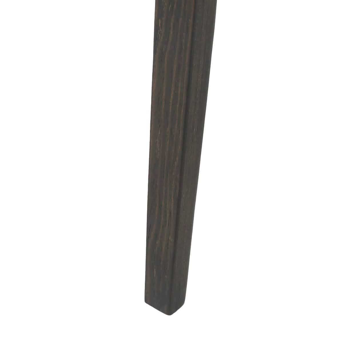 Clivo Modern Wooden Dining Chair Upholstered in Leather With Walnut Color Frame