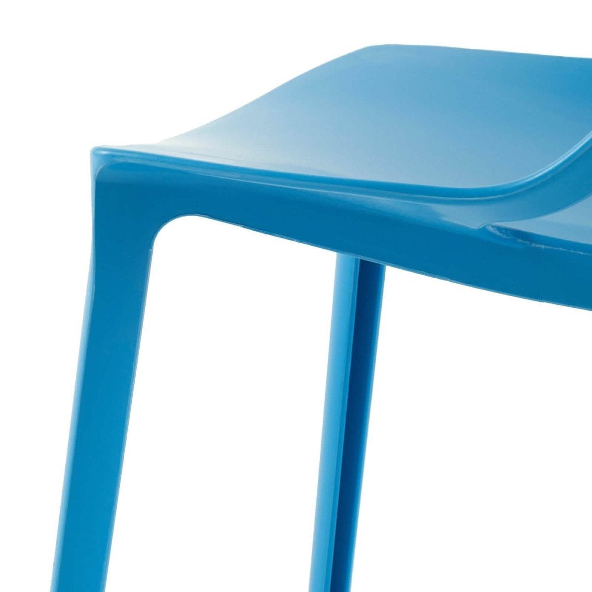 Cornelia Modern ABS Plastic Stackable Dining Chair with Cut - Out Tree Design