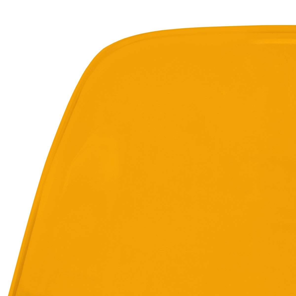 Cresco Modern Dining Side Chair in Curved Back Design with Multiple Base Options: Wood, Acrylic, Chrome & Gold Eiffel Design