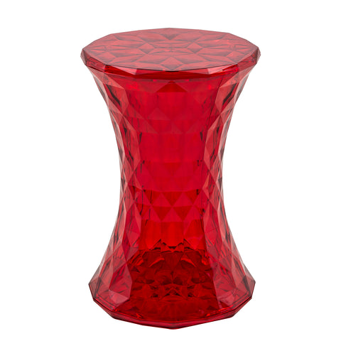 Clio Plastic Side Table with a Diamond Shape Design