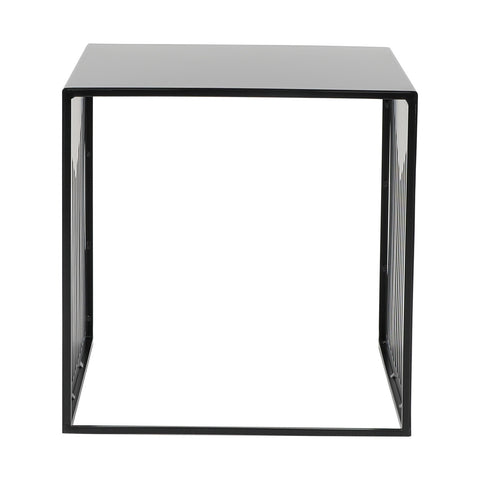 Cisco Modern Square Steel Side Table with Powder Coated Finish