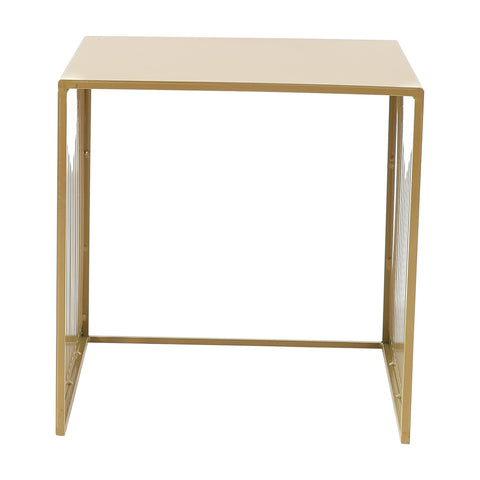 Cisco Modern Square Steel Side Table with Powder Coated Finish